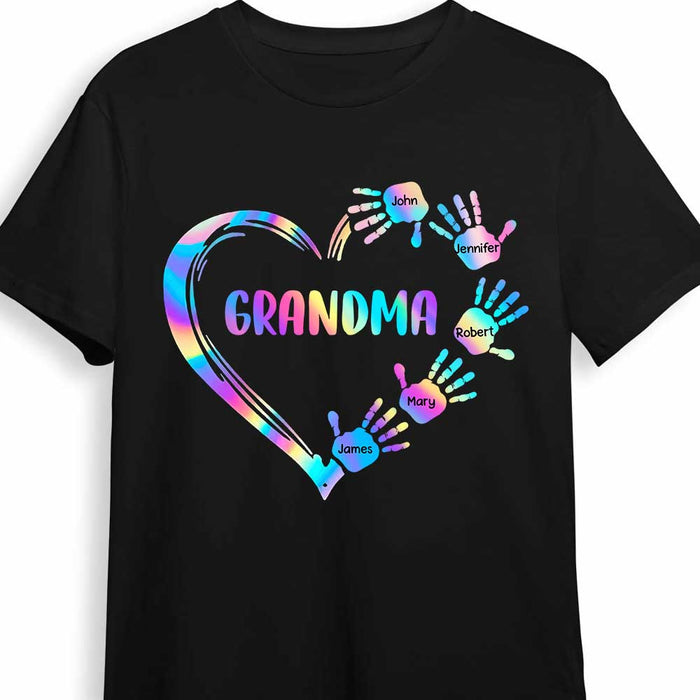 Personalized Mom Grandma T Shirt MY233 30O34 1