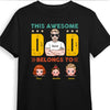 Personalized Dad Grandpa Awesome T Shirt MY232 30O28 1
