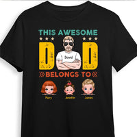 Personalized Dad Grandpa Awesome T Shirt MY232 30O28 thumb 1