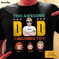 Personalized Dad Grandpa Awesome T Shirt MY232 30O28 thumb 1