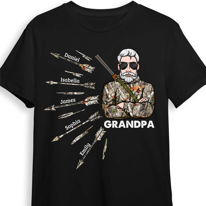 Personalized Dad Grandpa Hunting T Shirt MY263 30O53 1