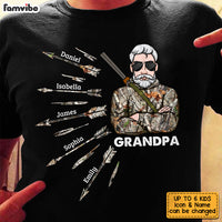 Personalized Dad Grandpa Hunting T Shirt MY263 30O53 thumb 1