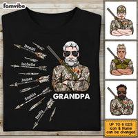 Personalized Dad Grandpa Hunting T Shirt MY263 30O53 thumb 1