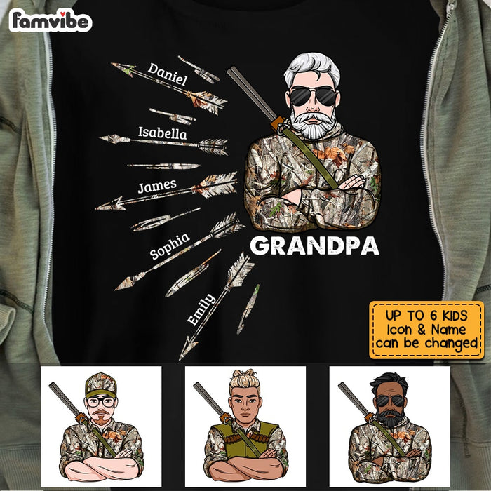 Personalized Dad Grandpa Hunting T Shirt MY263 30O53 1