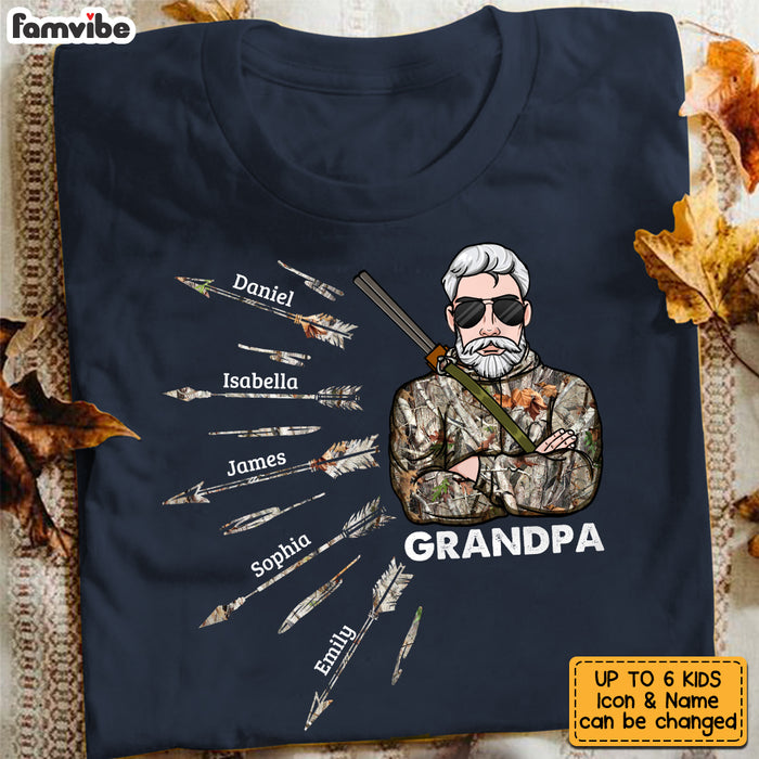 Personalized Dad Grandpa Hunting T Shirt MY263 30O53 1