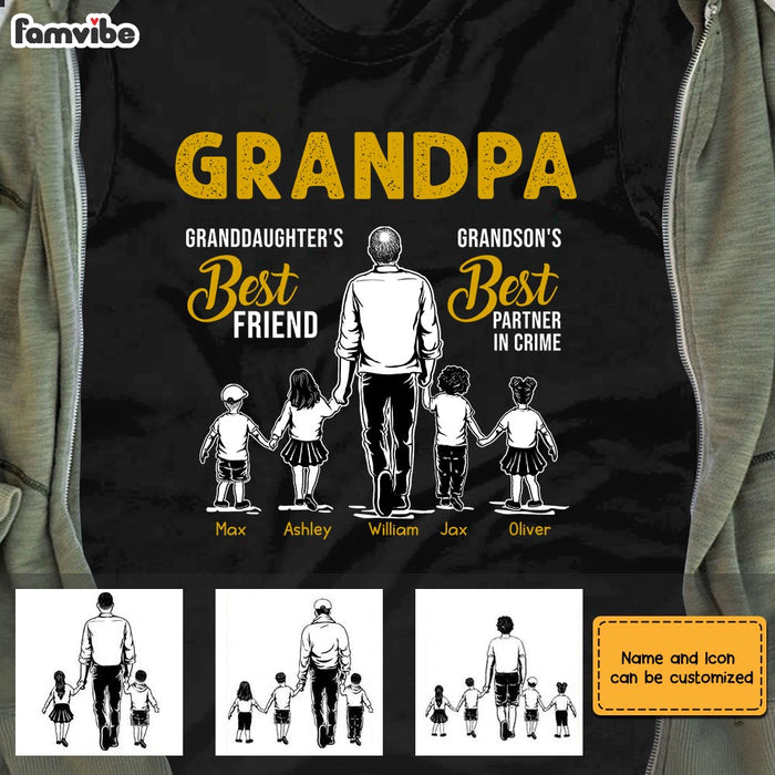 Personalized Dad Grandpa T Shirt MY242 85O28 1