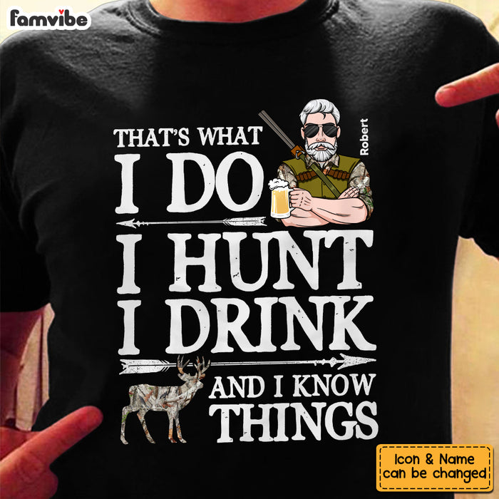 Personalized Grandpa Hunting T Shirt MY241 32O53 1