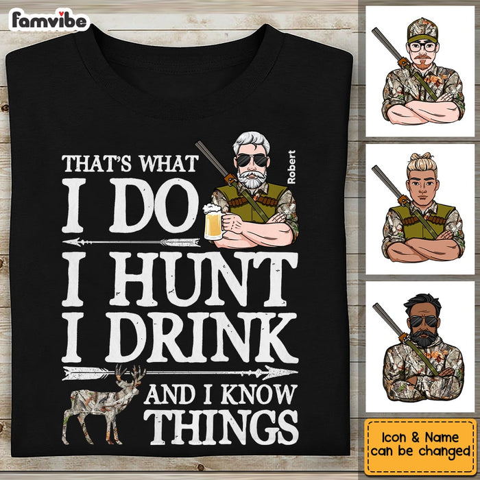 Personalized Grandpa Hunting T Shirt MY241 32O53 1