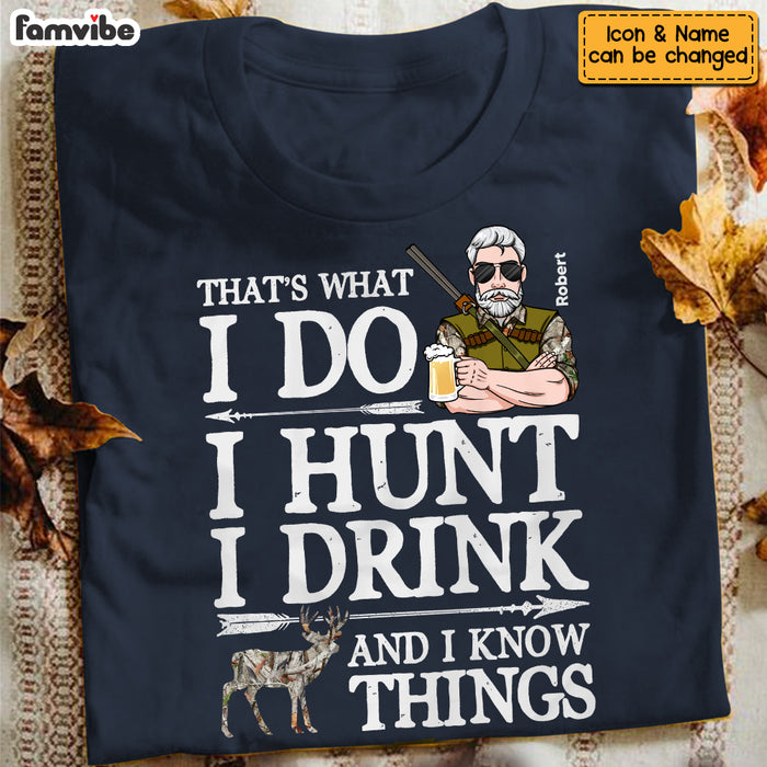 Personalized Grandpa Hunting T Shirt MY241 32O53 1