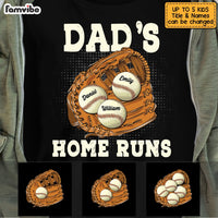 Personalized Dad Grandpa Baseball T Shirt MY242 23O53 thumb 1