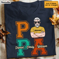 Personalized Dad Grandpa T Shirt MY243 23O53 thumb 1