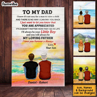 Personalized Dad from Daughter Son Poster MY253 O58O53 thumb 1