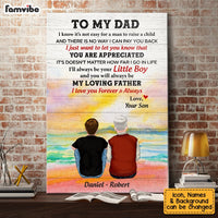 Personalized Dad from Daughter Son Poster MY253 O58O53 thumb 1