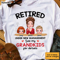Personalized Grandma Retired T Shirt MY252 23O53 thumb 1