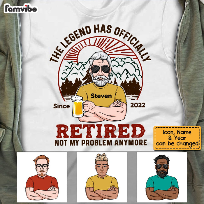 Personalized Dad Grandpa Retired Camping T Shirt MY262 23O53 1