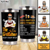 Personalized Dad Grillfather BBQ Timer Steel Tumbler MY261 O58O34 1