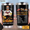 Personalized Dad Grillfather BBQ Timer Steel Tumbler MY261 O58O34 1