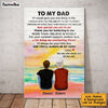 Personalized Dad Grandpa from Daughter Son Poster MY301 O58O53 1
