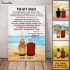 Personalized Dad Grandpa from Daughter Son Poster MY301 O58O53 1