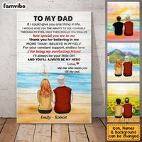 Personalized Dad Grandpa from Daughter Son Poster MY301 O58O53 thumb 1