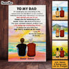 Personalized Dad Grandpa from Daughter Son Poster MY301 O58O53 1