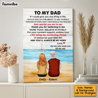 Personalized Dad Grandpa from Daughter Son Poster MY301 O58O53 thumb 1