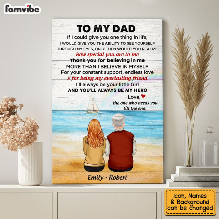 Personalized Dad Grandpa from Daughter Son Poster MY301 O58O53 1