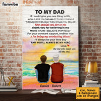 Personalized Dad Grandpa from Daughter Son Poster MY301 O58O53 thumb 1
