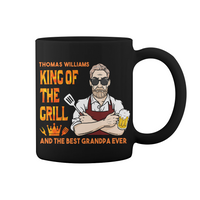 Personalized Dad King Of The Grill BBQ Mug MY92 32O28 thumb 1