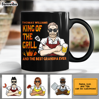 Personalized Dad King Of The Grill BBQ Mug MY92 32O28 thumb 1