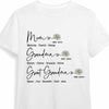 Personalized Mom Grandma Great Grandma Birth Flower T Shirt MY261 23O47 1