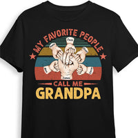 Personalized Dad Grandpa Fist Bump T Shirt MY305 O58O28 thumb 1