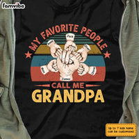 Personalized Dad Grandpa Fist Bump T Shirt MY305 O58O28 thumb 1