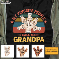 Personalized Dad Grandpa Fist Bump T Shirt MY305 O58O28 thumb 1