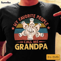 Personalized Dad Grandpa Fist Bump T Shirt MY305 O58O28 thumb 1