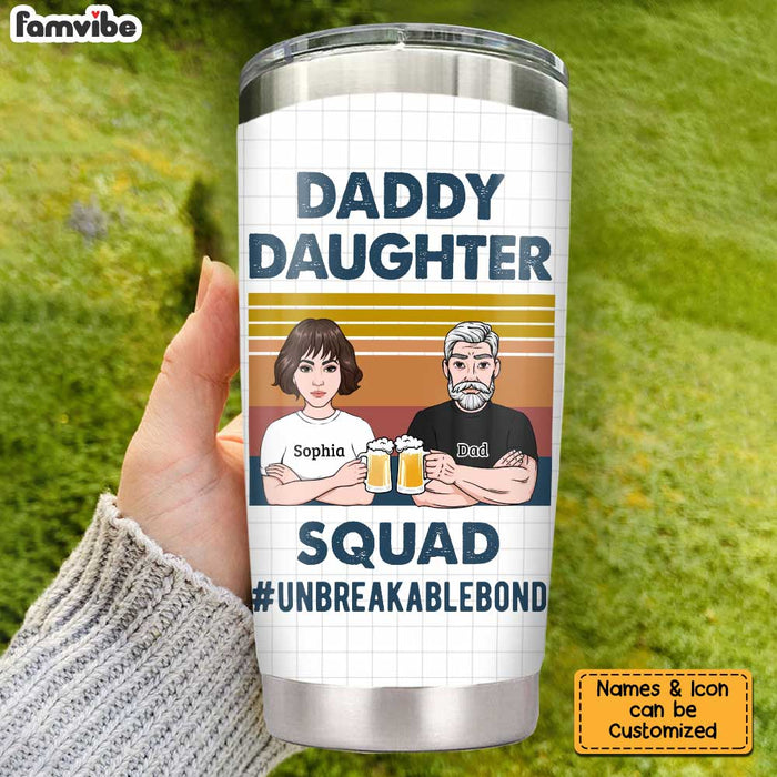 Personalized Dad Daughter Steel Tumbler MY271 31O34 1
