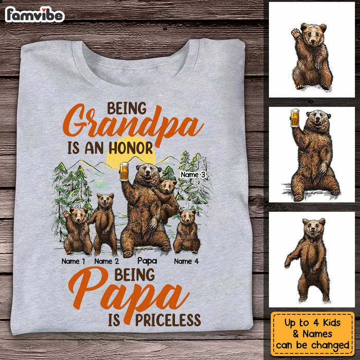 Personalized Grandpa Priceless T Shirt MY314 O58O34 1