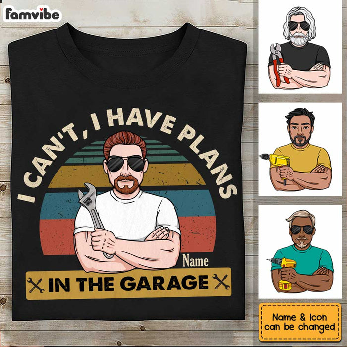 Personalized Dad Grandpa Garage T Shirt MY312 31O34 1