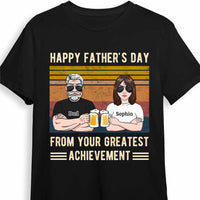 Personalized Dad Happy Father's Day T Shirt MY301 30O34 thumb 1