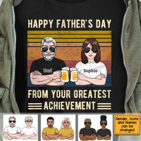 Personalized Dad Happy Father's Day T Shirt MY301 30O34 thumb 1