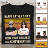 Personalized Dad Happy Father's Day T Shirt MY301 30O34 1