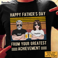 Personalized Dad Happy Father's Day T Shirt MY301 30O34 thumb 1