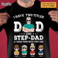 Personalized Stepdad Title T Shirt MY312 O58O47 thumb 1