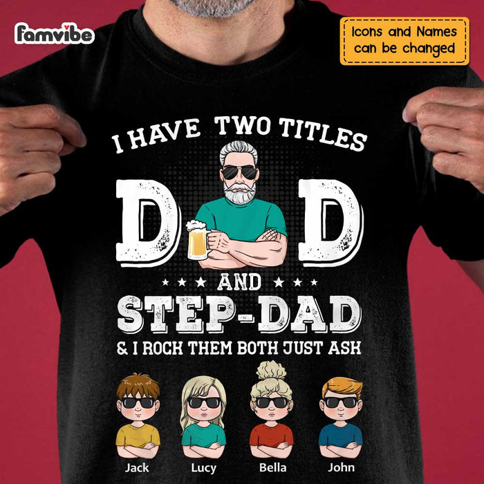 Personalized Stepdad Title T Shirt MY312 O58O47 1