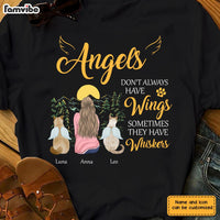 Personalized Cat Mom Memo Black T Shirt JN31 58O28 thumb 1