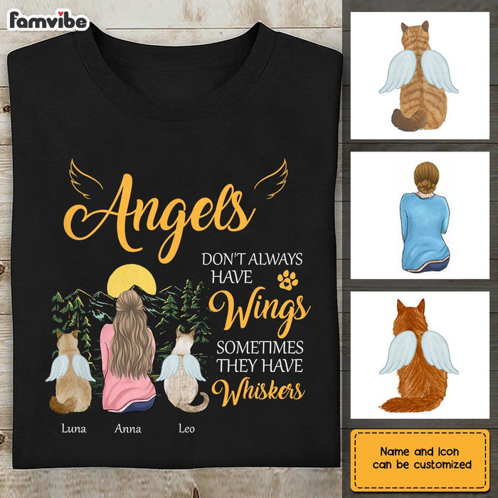 Personalized Cat Mom Memo Black T Shirt JN31 58O28 1