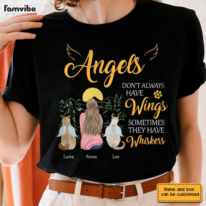 Personalized Cat Mom Memo Black T Shirt JN31 58O28 1