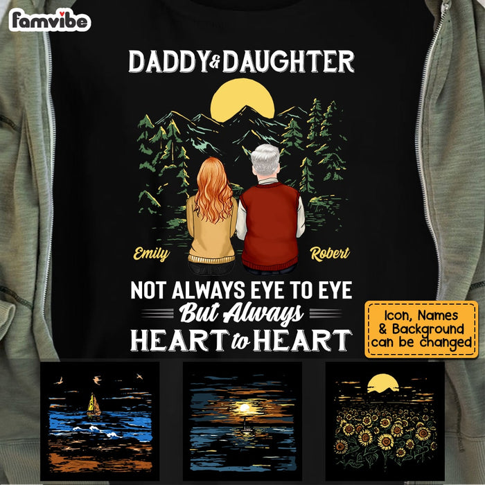 Personalized Dad Heart T Shirt JN22 58O53 1