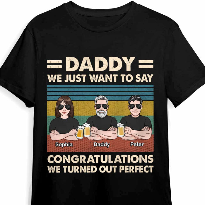 Personalized Dad Grandpa T Shirt JN11 31O47 1
