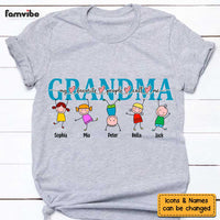 Personalized Mom Grandma Doodle T Shirt MY311 85O47 thumb 1